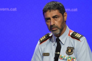 Josep Lluís Trapero, major de los Mossos dEsquadra, durante su comparecencia en rueda de prensa.-EL PERIÓDICO (AFP / LLUÍS GENÉ)