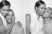 Michelle y Barack Obama.-