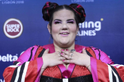 Netta, tras su actuación en Lisboa.-/ EFE / MIGUEL A LOPES