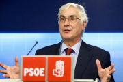 José María Barreda durante una rueda de prensa.-GUSTAVO CUEVAS (EFE)