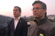 Guaidó anuncia junto a un liberado Leopoldo López la fase final contra la usurpación de Maduro.-TWITTER LEOPOLDO LÓPEZ