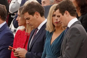 Pablo Casado y Albert Rivera, en el último desfile del 12-O-JOSE LUIS ROCA