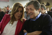 Susana Díaz y Javier Fernández.-EFE