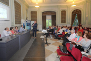 Imagen de la presentación de ayer en la sala Polisón del Teatro Principal.-ISRAEL L. MURILLO