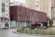 Recreación de la fachada principal desde la plaza de España.-AU ARQUITECTOS-AJO ARQUITECTURA