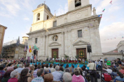 La plaza de Santa María La Mayor acogerá el inicio de las fiestas patronales.-G. G.
