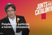 La campaña virtual de Puigdemont desde Bruselas.-EL PERIÓDICO