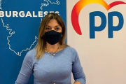 Carolina Blasco compareció en rueda de prensa para valorar la modificación presupuestaria. ECB