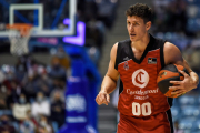 RodrigoSan Miguel, durante un partido de la pasada campaña. ACB PHOTO / A. BAÚLDE