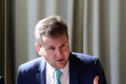 El alcalde de Burgos, Javier Lacalle, acompañado por todos los concejales de su equipo de Gobierno, presenta el balance de la gestión del Gobierno municipal durante el primer año de mandato-ICAL