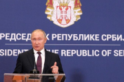 El presidente de Rusia, Vladimir Putin, en una rueda de prensa en Serbia.-REUTERS / STOYAN NENOV