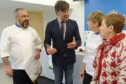 Patxi Álvarez, Fernando Gómez, Isabel Álvarez y Carmen de la Calera.-ECB