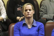 Zaida Cantera, en una sesión del Congreso, del pasado mes de marzo.-EFE