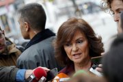 La vicepresidenta del Gobierno, Carmen Calvo-JOSÉ LUIS ROCA