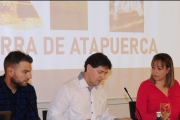 (De izq. a dch.), Alonso, Martínez y Torrientes durante la presentación.-I. L.M.