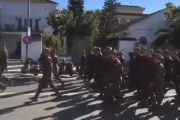 Los legionarios desfilando.-EL PERIÓDICO