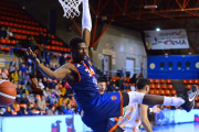 Garmine Kande fue clave en el último partido de los cidianos en liga. TOMÁS ALONSO