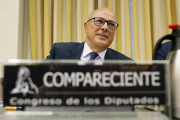 Ángel Olivares, durante su comparecencia ayer en elCongreso de los Diputados.-JAVIER MARTÍNEZ