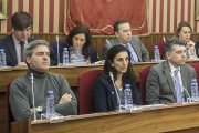 Los concejales de Ciudadanos durante el último Pleno.-SANTI OTERO