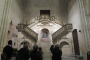Turistas en la catedral