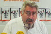 José Ignacio Delgado comparece ante los medios.-B.C.