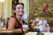 La ministra de Agricultura, Isabel García Tejerina, en la reunión celebrada ayer en la sede del ministerio.-AFP/ PIERRE-PHILIPPE MARCOU