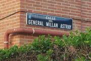 Placa de la calle Millán Astray-EUROPA PRESS