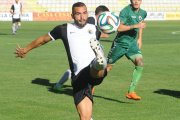 Luis Ángel esurante el partido contra el Racing de Santander.-ISRAEL L. MURILLO