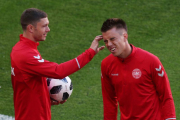 Jonas Knudsen (izquierda) junto a Henrik Dalsgaard.-RICARDO MORAES (REUTERS)