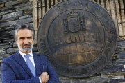 El subdirector general del Centro Nacional de Inteligencia (CNI), Luis Jiménez, este lunes en la sede del organismo.-AGUSTIN CATALÁN