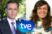 Luis Lianes y Mónica Agudo, nuevos nombramientos del equipo directivo de los Servicios Informativos de TVE. /-RTVE