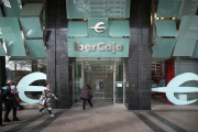 Sede central de Ibercaja en la plaza de España. ECB