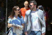 Ben Affleck y Jennifer Garner. este domingo en Los Ángeles.-BAUER GRIFFIN
