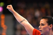 Nora Mork, en un partido con Noruega.-/ AFP /PATRIK STOLLARZ (AFP)