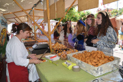 La gastronomía de la zona y los productos artesanales estuvieron presentes en la fiesta.-R.F.