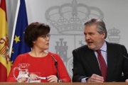 Soraya anuncia el recurso ante el TC.-JOSE LUIS ROCA