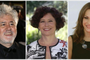 Pedro Almodóvar, Icíar Bollaín y Paula Ortiz.-EL PERIÓDICO