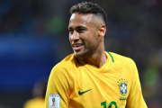 Neymar, en un partido reciente de la selección brasileña.-AFP