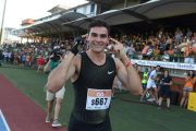 Bruno Hortelano, en la última carrera que disputó hace un año en Getafe.-FERNANDO VILLAR (EFE)