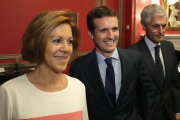 María Dolores de Cospedal y Pablo Casado.-ZIPI
