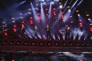 Imagen del escenario del Festival de Eurovisión, en Lisboa, durante los ensayos de los participantes.-/ EUROVISIÓN