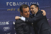 Rosell y Bartomeu en enero del 2013.-EFE