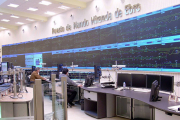 Puesto de mando de la estación de Miranda de Ebro.