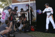 Alonso, en el GP de Australia-RICK RYCROFT