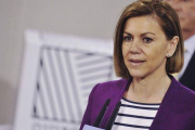 La número dos del PP y presidenta de Castilla-La Mancha, María Dolores de Cospedal, el pasado miércoles en Toledo.-Foto: EFE / ISMAEL HERRERO