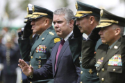 El Gobierno de Iván Duque anunció una serie de medidas para mantener el orden el día de las protestas.-AP