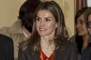 Doña Letizia estuvo en Burgos en octubre de 2012 y visitó centros de FP.-SANTI OTERO
