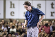 El candidato de Unidas Podemos a la presidencia del Gobierno, Pablo Iglesias.-MIGUEL LORENZO