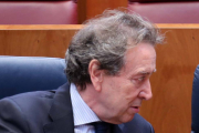 El consejero de Presidencia, José Antonio de Santiago-Juárez, en el pleno en las Cortes de Castilla y León-Ical