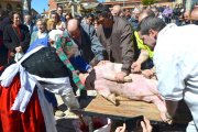 Los vecinos deQuintanar de la Sierra se esmeraron para que la matanza fuese todo un éxito.-R.F.